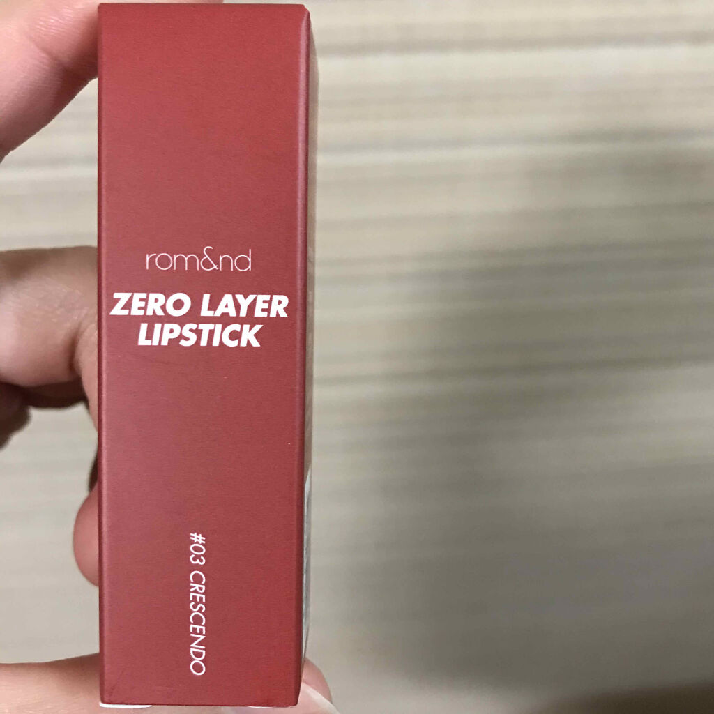 ゼロレイヤーリップスティック ミュージックシリーズ/rom&nd/口紅を使ったクチコミ（1枚目）