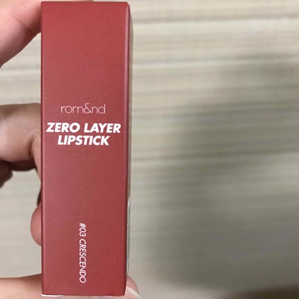 ゼロレイヤーリップスティック ミュージックシリーズ/rom&nd/口紅を使ったクチコミ(1枚目)