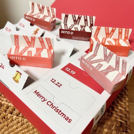 スーパーマットリップ&チークマッド/INTO U/口紅を使ったクチコミ(10枚目)