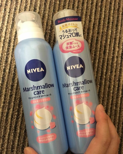マシュマロケア ボディムース シルキーフラワー/ニベア/ボディローションを使ったクチコミ(1枚目)