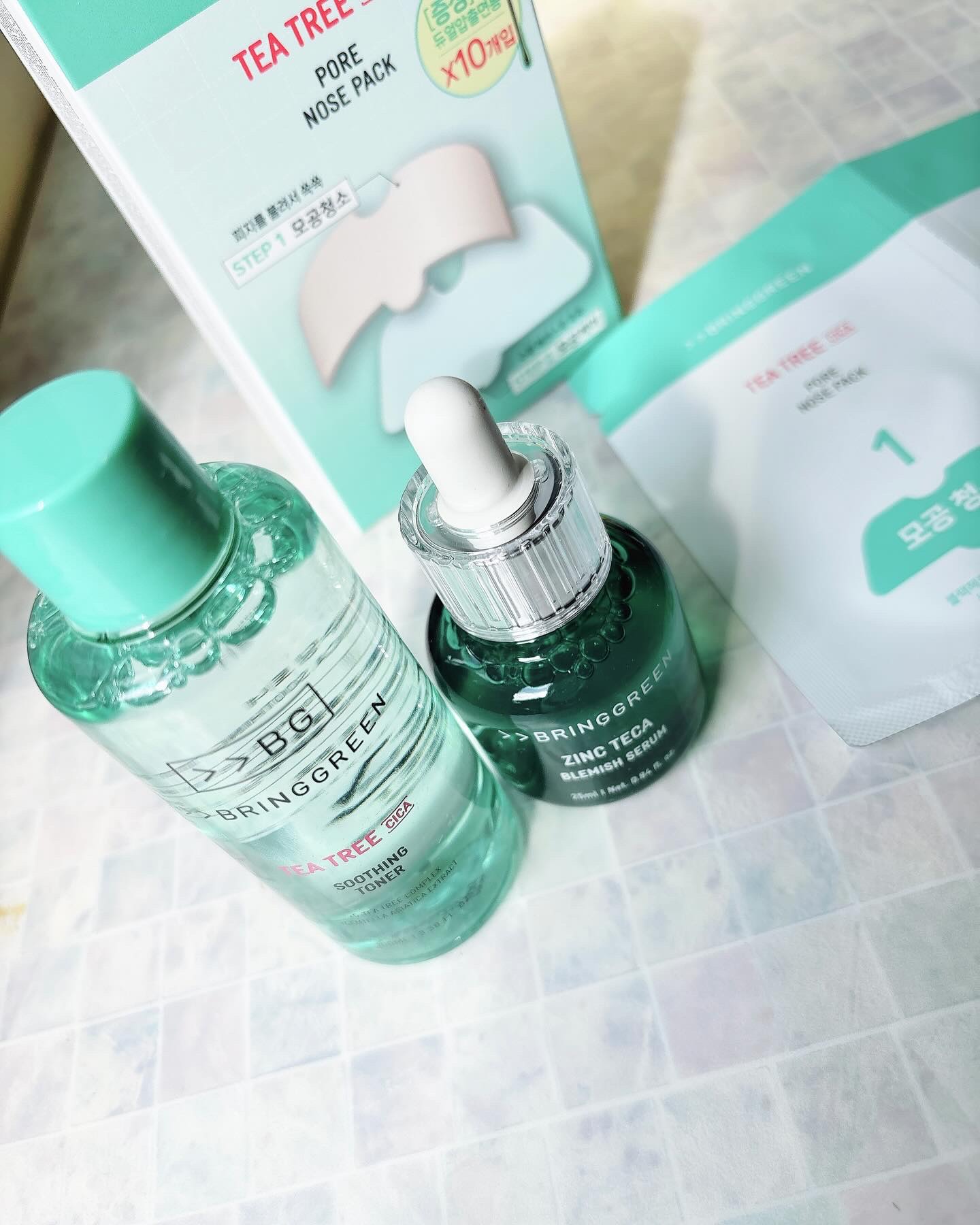 ティーツリーシカスージングトナー/BRING GREEN/化粧水を使ったクチコミ（3枚目）