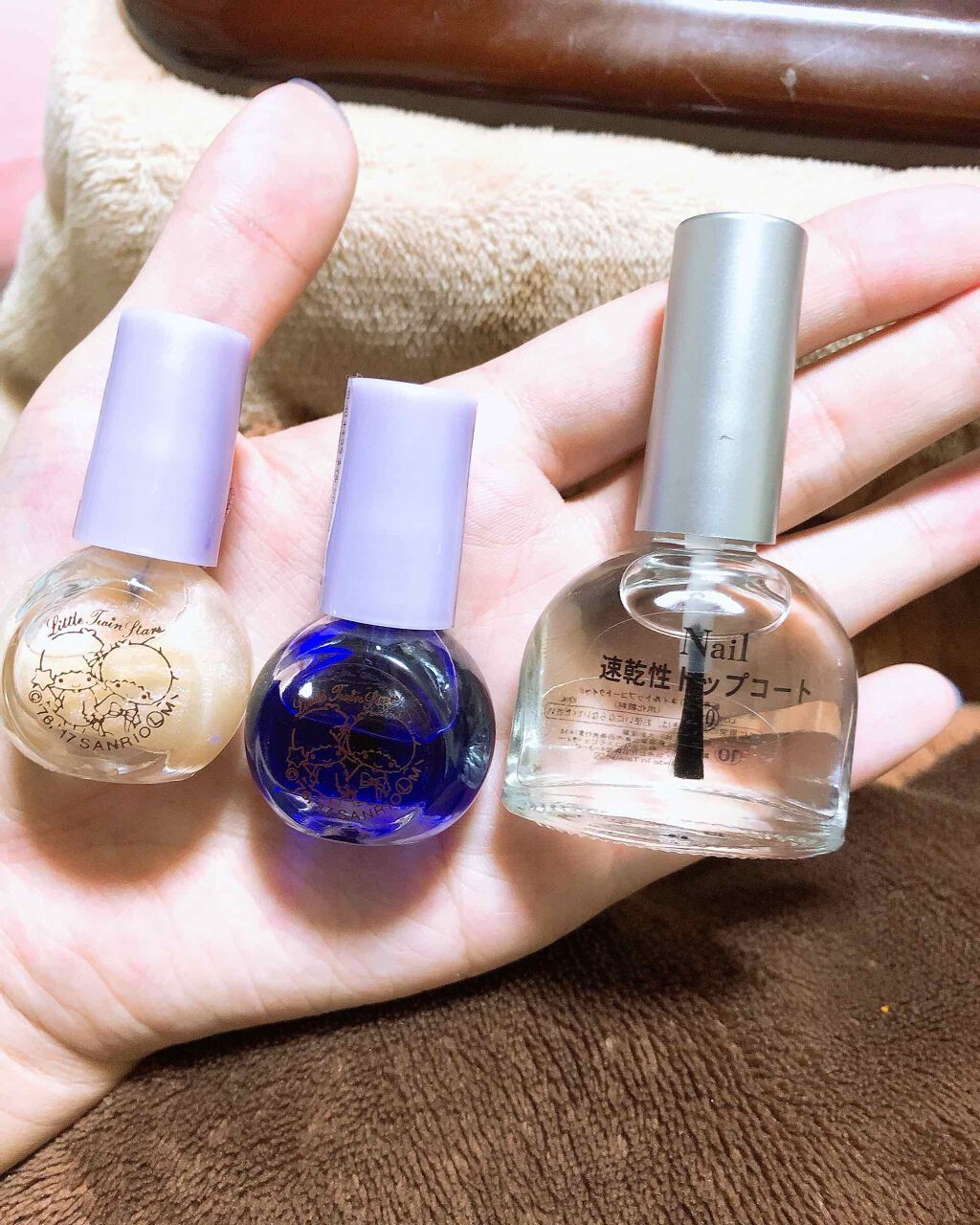 サンリオネイル/DAISO/マニキュアを使ったクチコミ（1枚目）