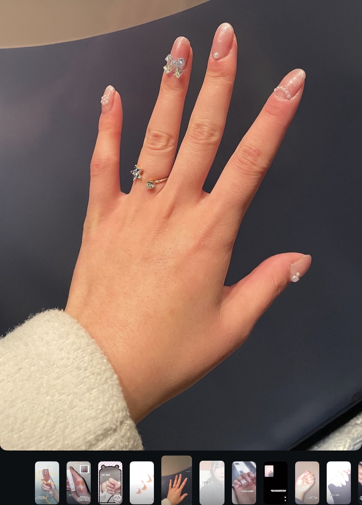 ジェルネイル（ライト対応）/セリア/ジェルネイルを使ったクチコミ（2枚目）