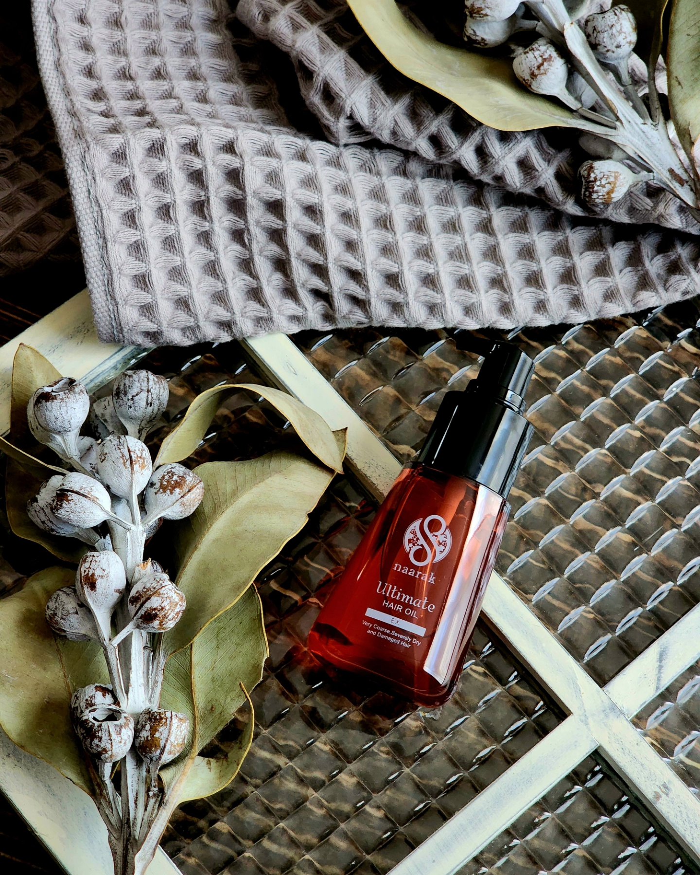 アルティメイトヘアオイルエクストラ/naarak/アウトバストリートメントを使ったクチコミ（1枚目）