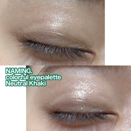 COLORFUL EYE PALETTE/NAMING./アイシャドウパレットを使ったクチコミ(4枚目)