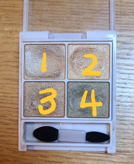 シルキースフレアイズ/キャンメイク/アイシャドウパレットを使ったクチコミ(2枚目)