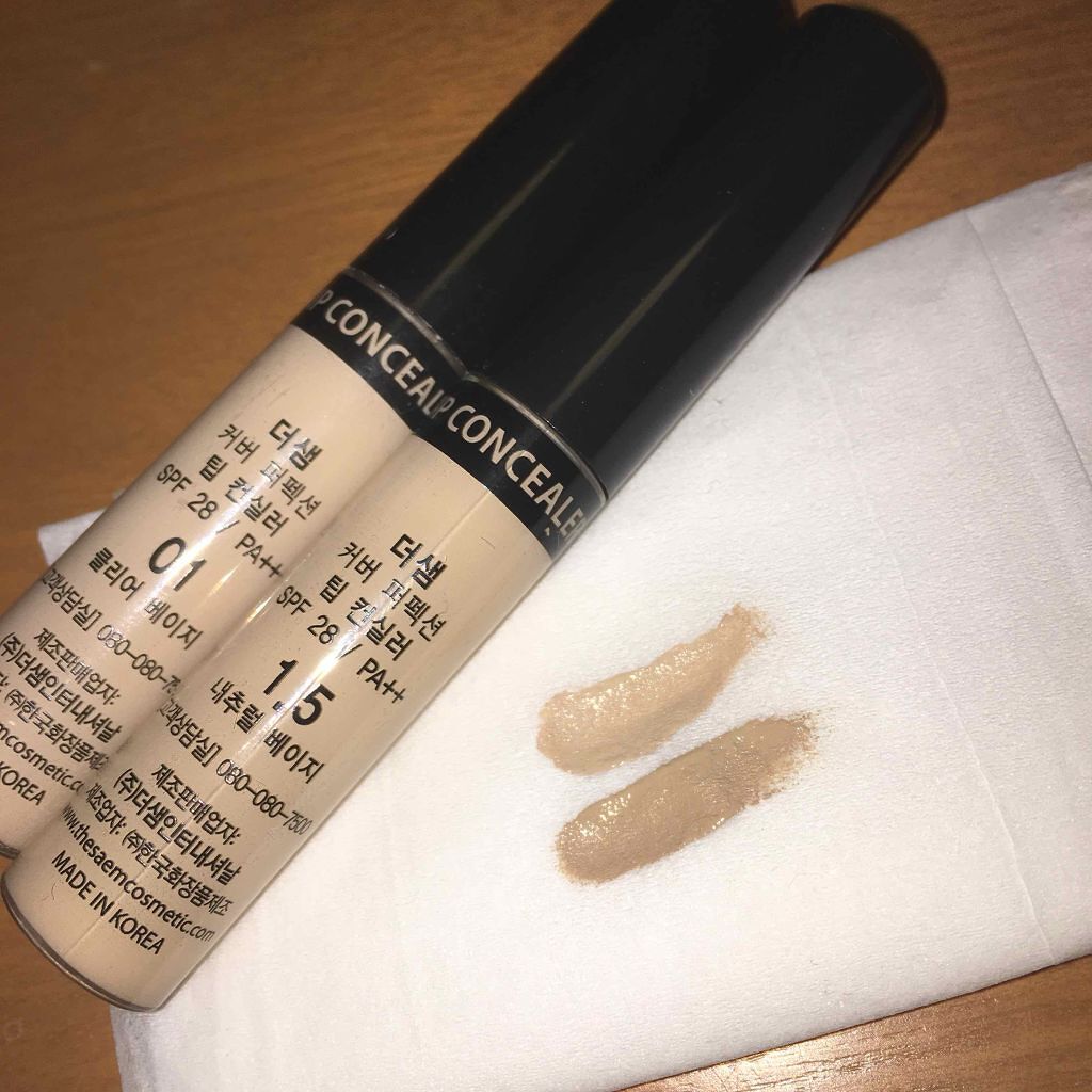 カバーパーフェクション チップコンシーラー/the SAEM/リキッドコンシーラーを使ったクチコミ(1枚目)