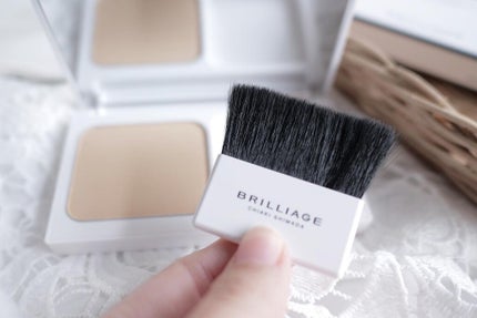 パウダリーファンデーション ソフトシャイニー/ブリリアージュ/パウダーファンデーションを使ったクチコミ(3枚目)