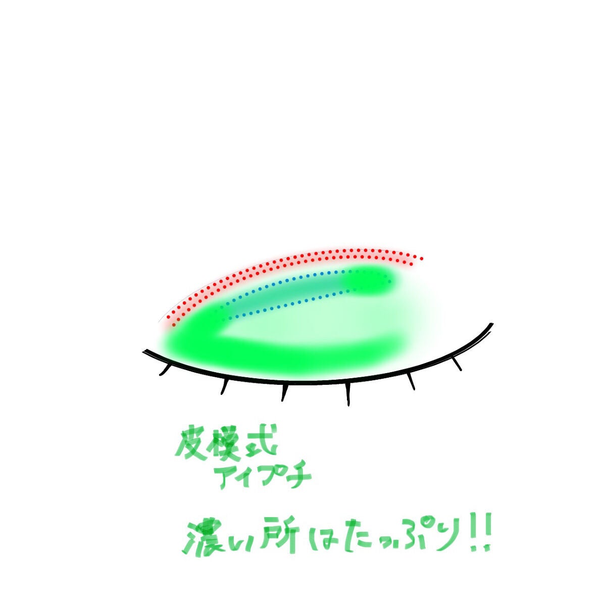 オリシキ アイリッドスキンフィルム /D-UP/二重まぶた用アイテムを使ったクチコミ(6枚目)