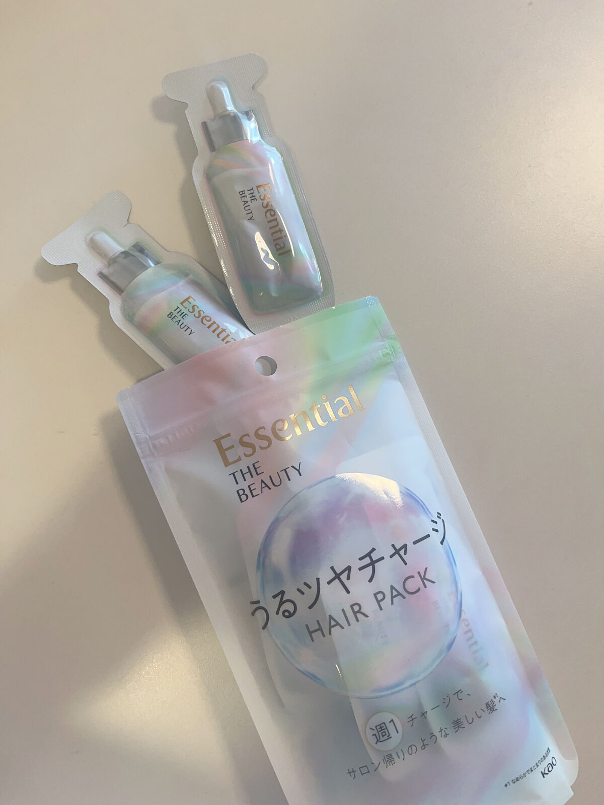 ザビューティ うるツヤチャージヘアパック/エッセンシャル/ヘアマスク・ヘアパックを使ったクチコミ（1枚目）