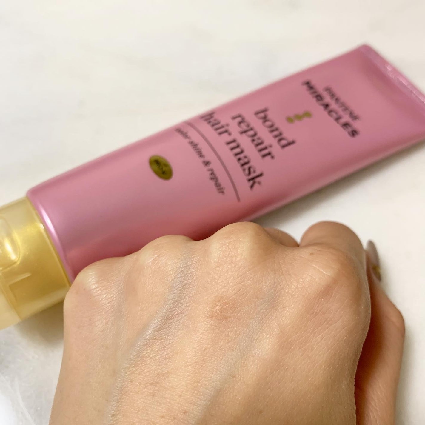 ボンドリペアシリーズ カラーシャイン&リペア ヘアマスク/パンテーン/ヘアマスク・ヘアパックを使ったクチコミ(4枚目)