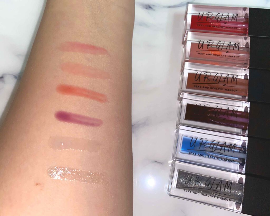 UR GLAM　LIP OIL シルバー/U R GLAM/リップグロスを使ったクチコミ（2枚目）