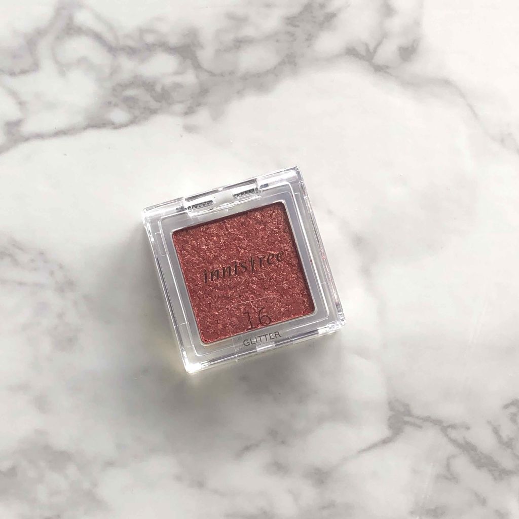 マイアイシャドウ グリッター/innisfree/単色アイシャドウを使ったクチコミ（2枚目）