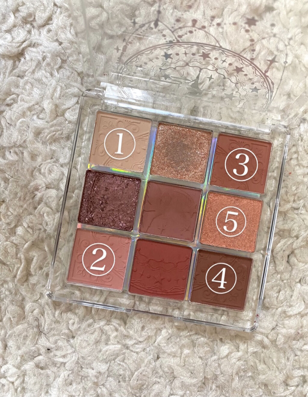 クォーツ 9色アイシャドウパレット(ドリームランドアイシャドウ)/ZEESEA/アイシャドウパレットを使ったクチコミ（2枚目）