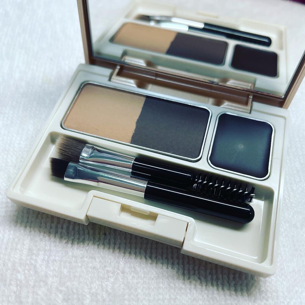 アイブロウキーパー （初回限定版）04 ハスキーグレー/コフレドール/パウダーアイブロウを使ったクチコミ（3枚目）