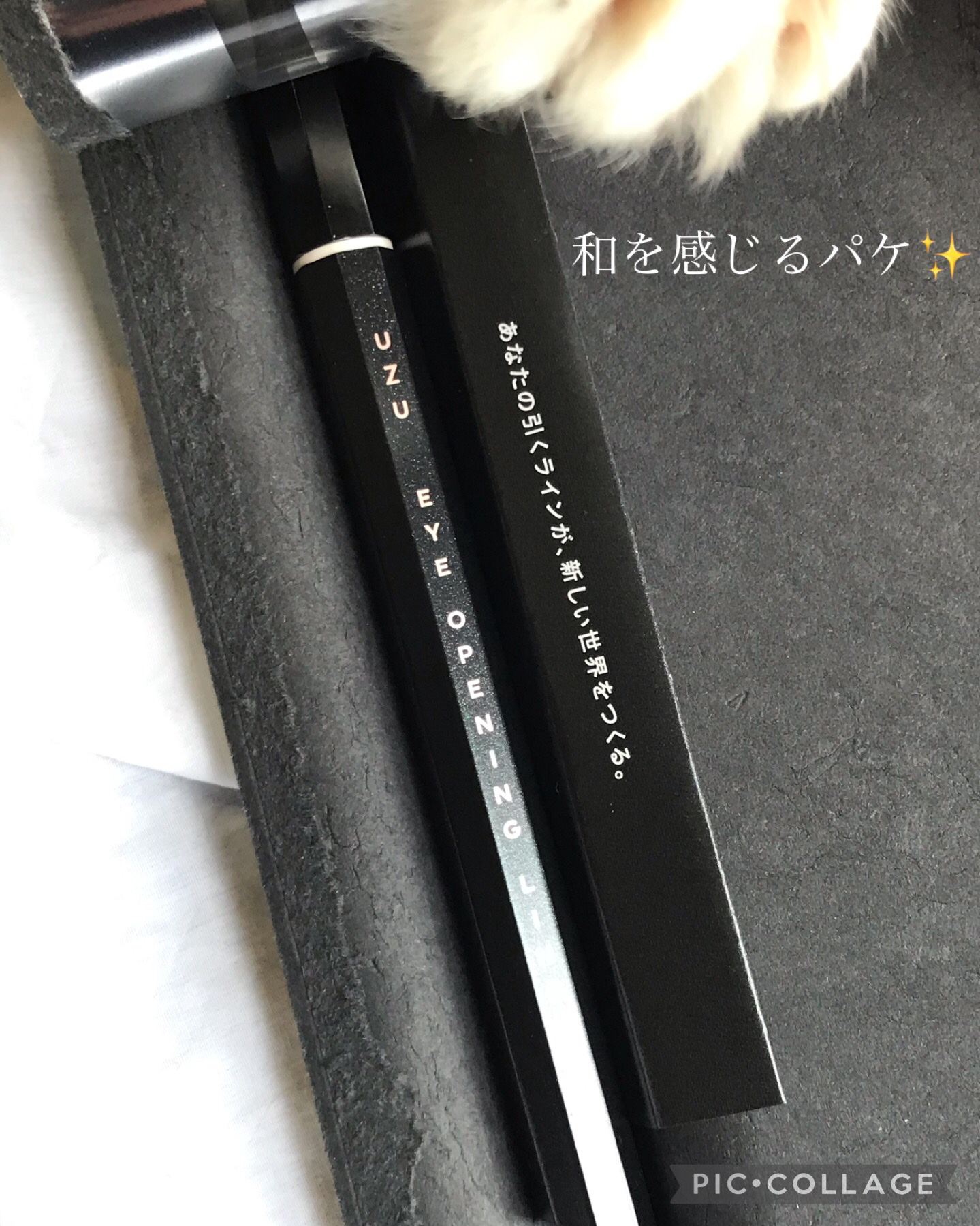 7 SHADES OF BLACK/UZU BY FLOWFUSHI/リキッドアイライナーを使ったクチコミ（2枚目）