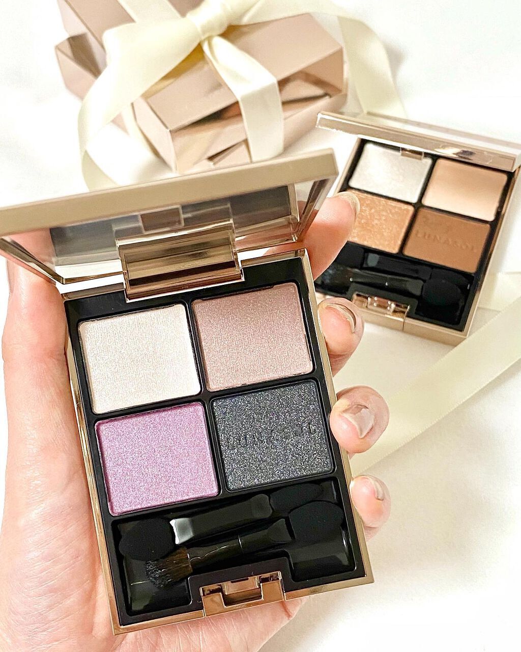 アイカラーレーション EX16 Lavender Satin（限定発売）/LUNASOL/アイシャドウパレットを使ったクチコミ（1枚目）