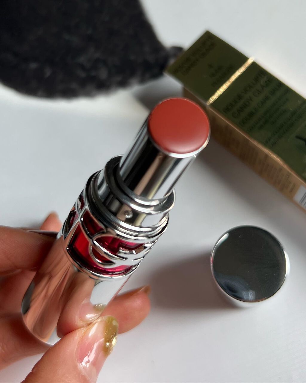 YSL ラブシャイン キャンディグレーズ/YVES SAINT LAURENT BEAUTE/口紅を使ったクチコミ（3枚目）