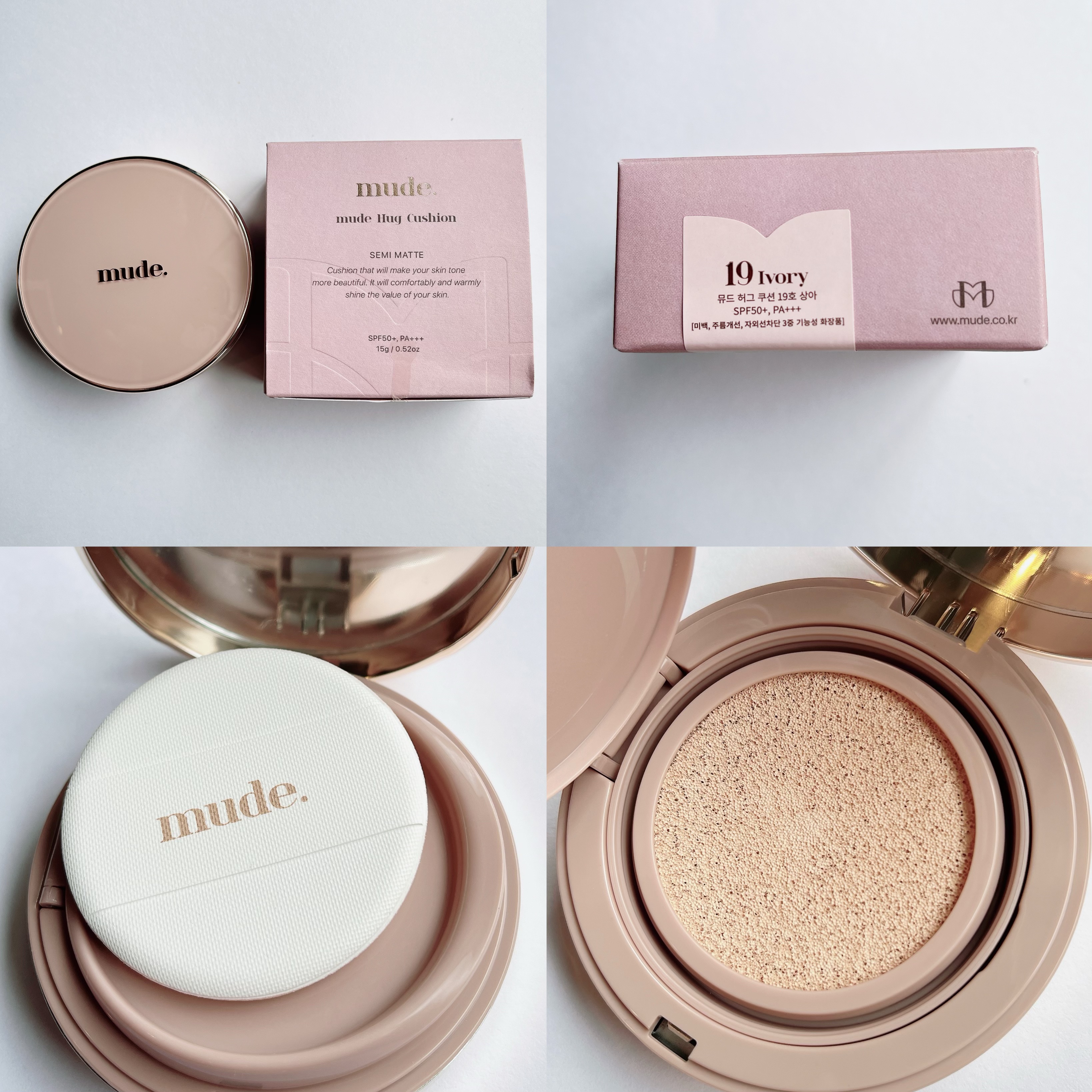 ハグクッション/mude/クッションファンデーションを使ったクチコミ（2枚目）