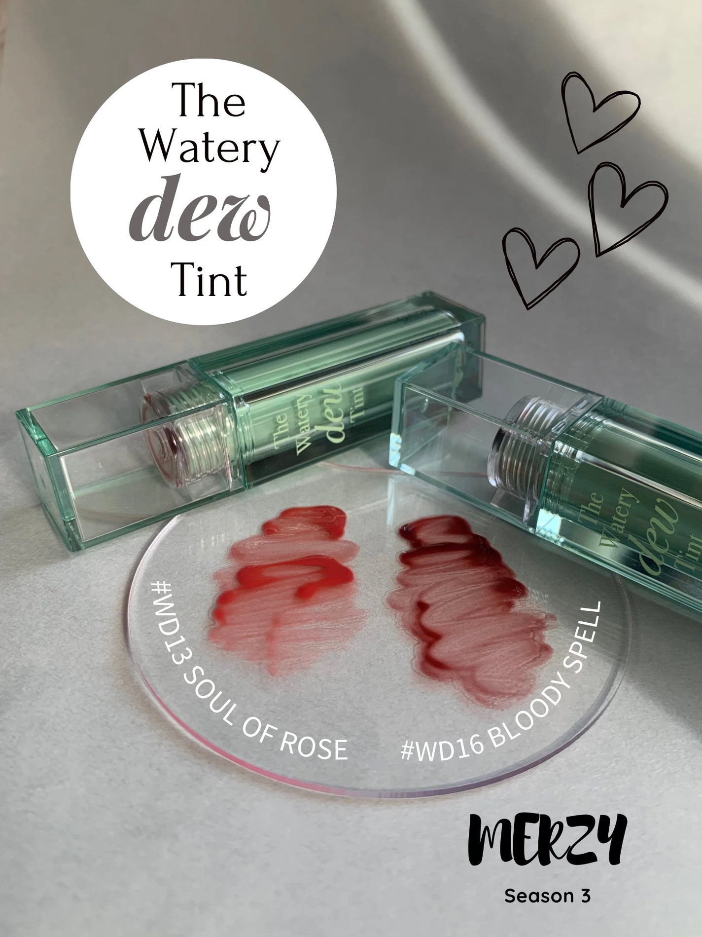 ザ ウォータリー デュー ティント シーズン3/MERZY/リップティントを使ったクチコミ(2枚目)