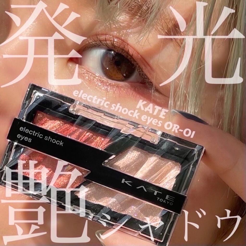 エレクトリックショックアイズ /KATE/アイシャドウパレットを使ったクチコミ(1枚目)