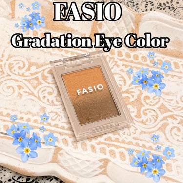 グラデーション アイカラー 05 チョコブラウン/FASIO/シングルアイシャドウを使ったクチコミ（1枚目）