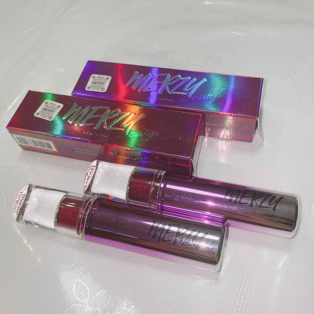 オーロラ デュイ ティント/MERZY/リップティントを使ったクチコミ(1枚目)