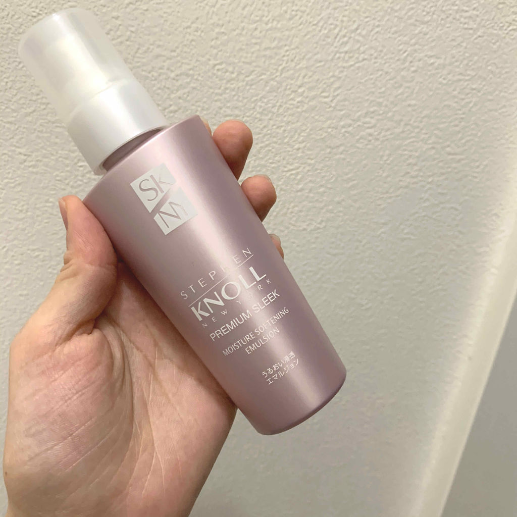 プレミアムスリーク モイスチュアソフニング エマルジョン/スティーブンノル ニューヨーク/ヘアミルクを使ったクチコミ（1枚目）