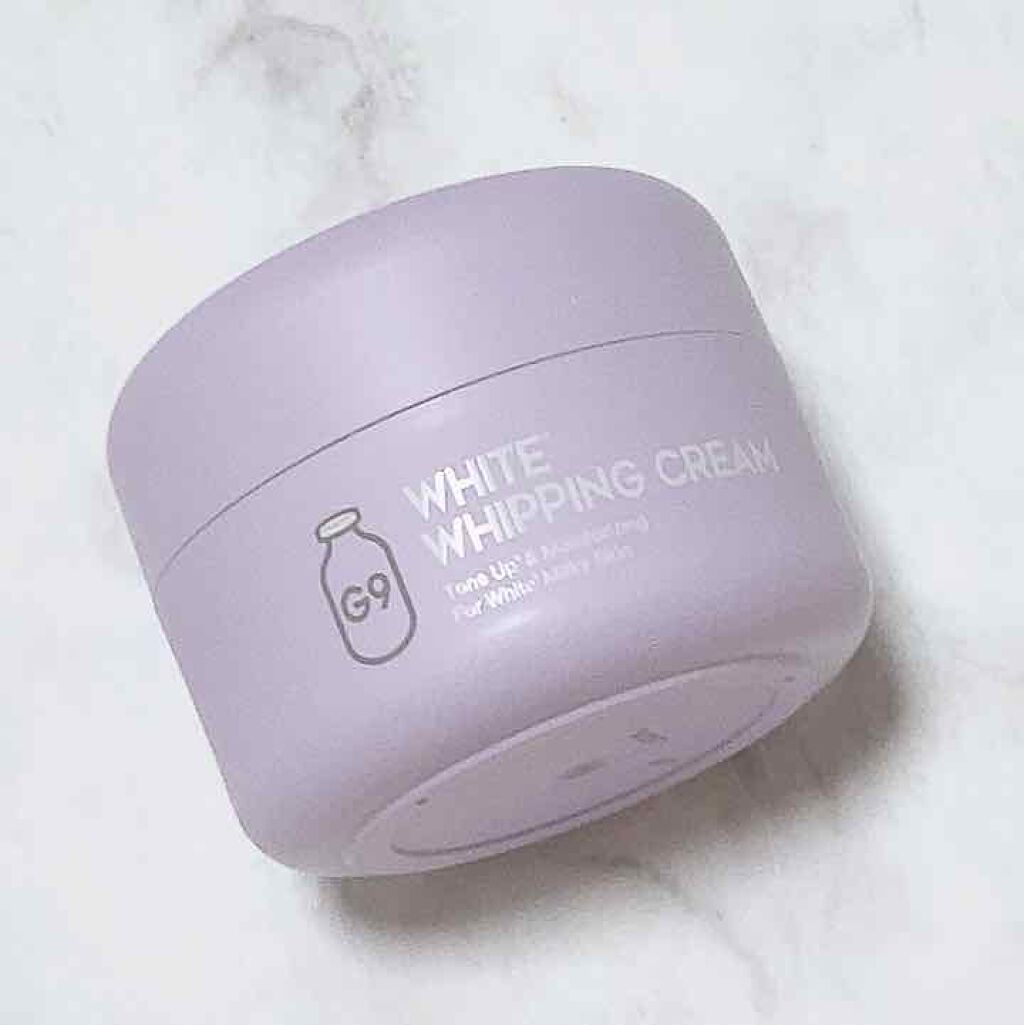 WHITE WHIPPING CREAM(ウユクリーム)/G9SKIN/化粧下地を使ったクチコミ（3枚目）