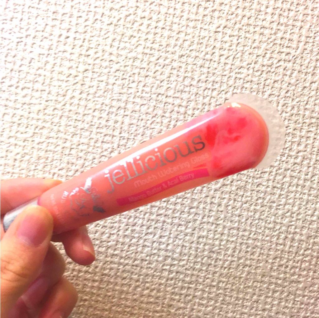 ラスティンググロスリップ/CEZANNE/口紅を使ったクチコミ（3枚目）