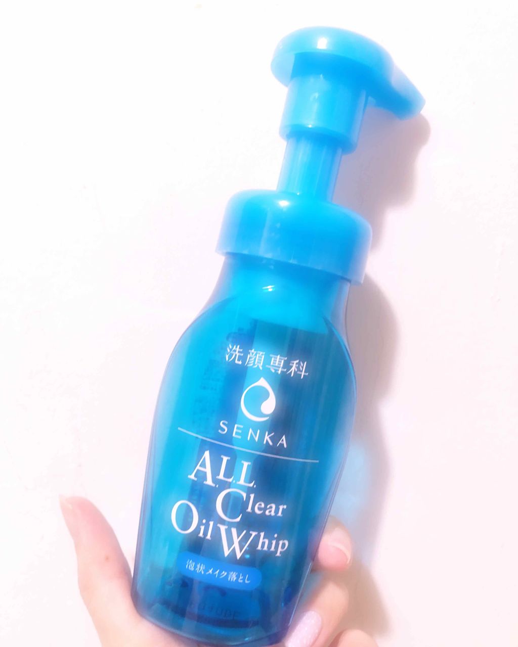 洗顔専科 オールクリアオイルホイップ 泡状メイク落とし/SENKA（専科）/クレンジングクリームを使ったクチコミ（1枚目）