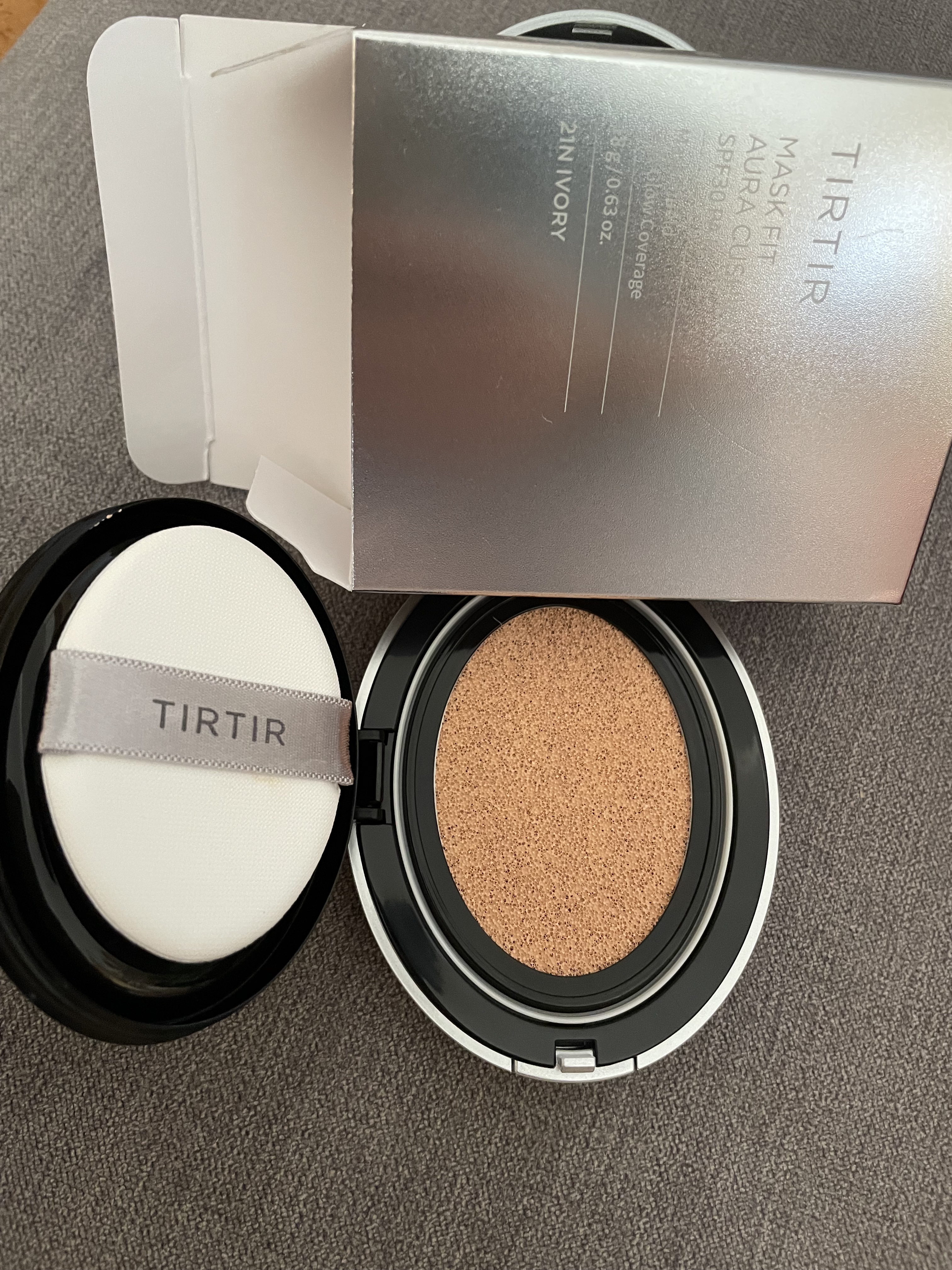 マスクフィットオーラクッション 23N サンド(SAND)/TIRTIR(ティルティル)/クッションファンデーションを使ったクチコミ（2枚目）