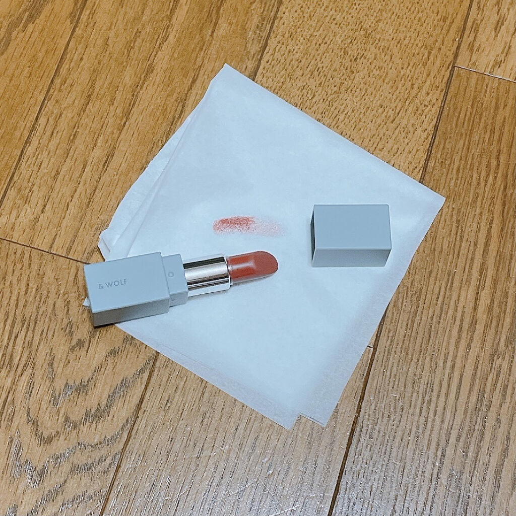 トリートメントニュアンスルージュ cherish/& WOLF/口紅を使ったクチコミ（1枚目）