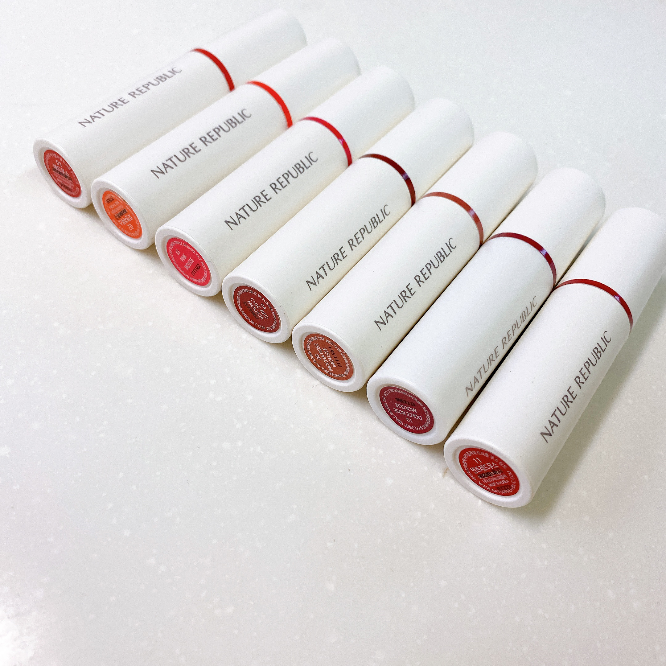 バイフラワー トリプルボリュームティント/ネイチャーリパブリック/口紅を使ったクチコミ（2枚目）