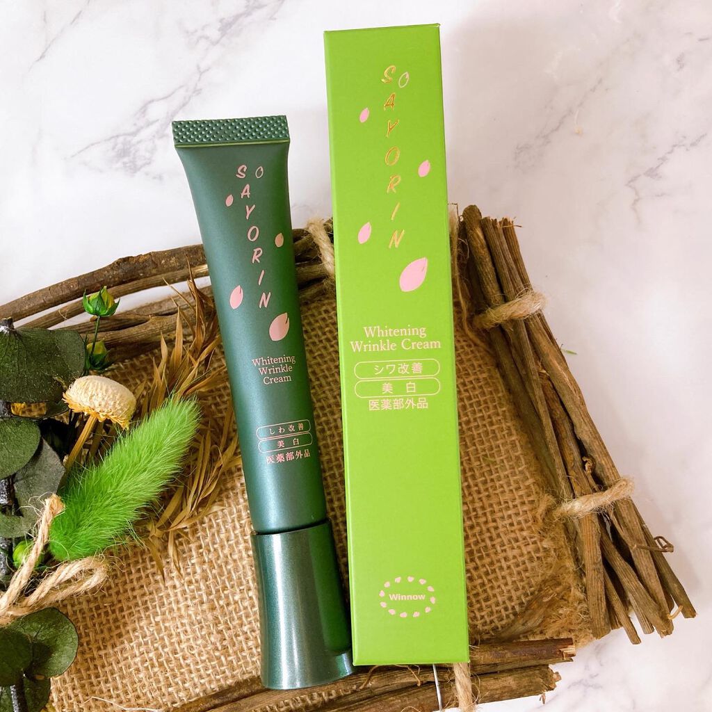 SAYORINホワイトニングリンクルクリーム/Winnow/フェイスクリームを使ったクチコミ（1枚目）