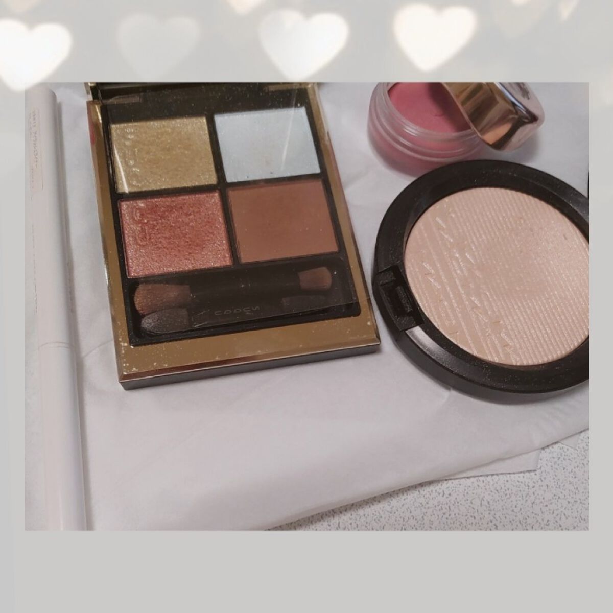 エクストラ ディメンション スキンフィニッシュ ダブル グリーム/M・A・C/プレストパウダーを使ったクチコミ（1枚目）