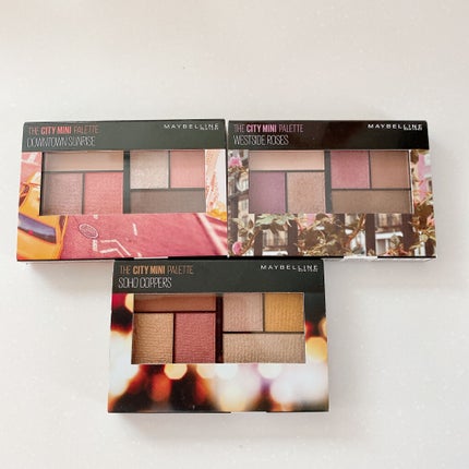 シティミニパレット PK-1 ダウンタウン サンライズ/MAYBELLINE NEW YORK/アイシャドウパレットを使ったクチコミ(1枚目)