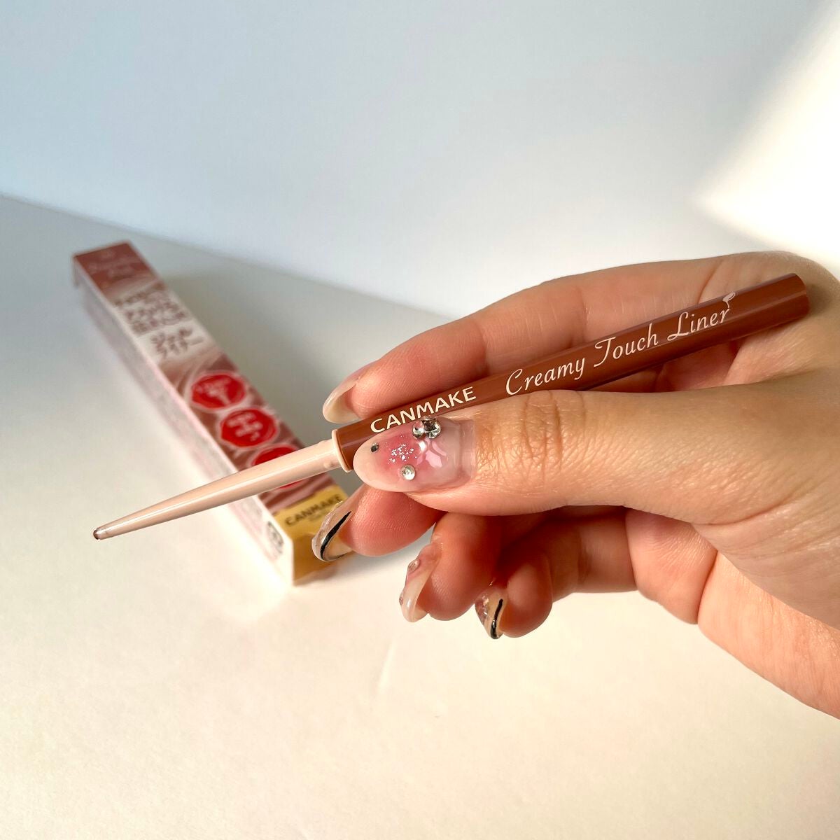 クリーミータッチライナー/キャンメイク/ジェルアイライナーを使ったクチコミ(4枚目)