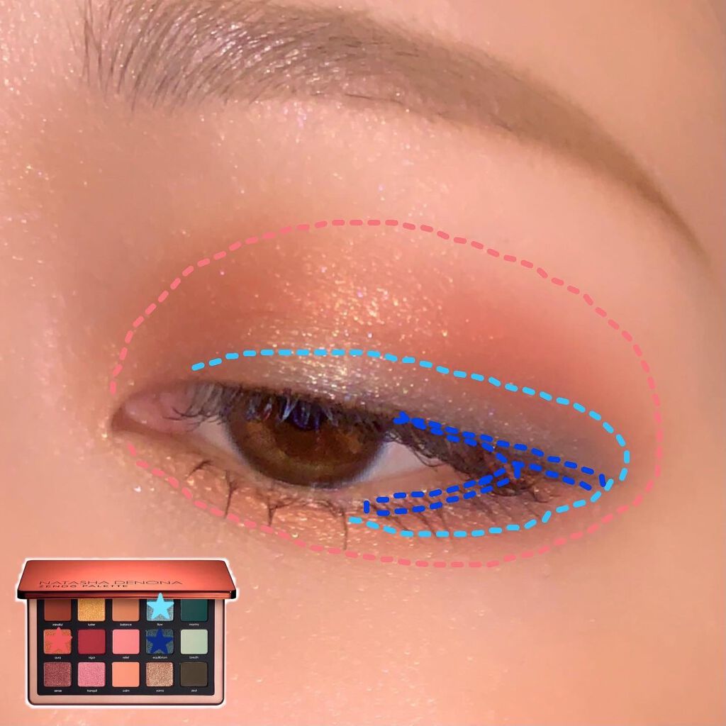 Zendo Palette /Natasha Denona/アイシャドウパレットを使ったクチコミ(5枚目)