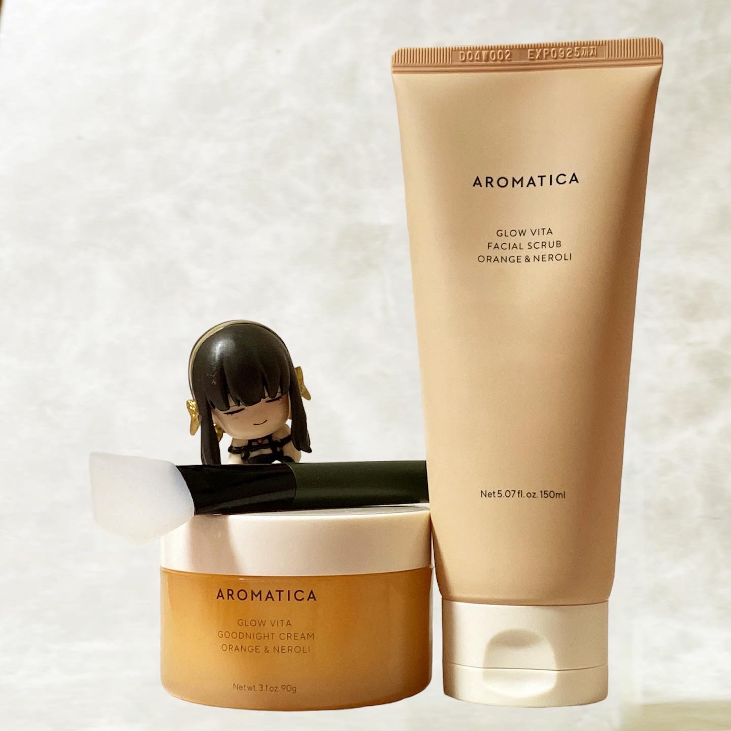 グロービタグットナイトクリーム/AROMATICA/フェイスクリームを使ったクチコミ（1枚目）