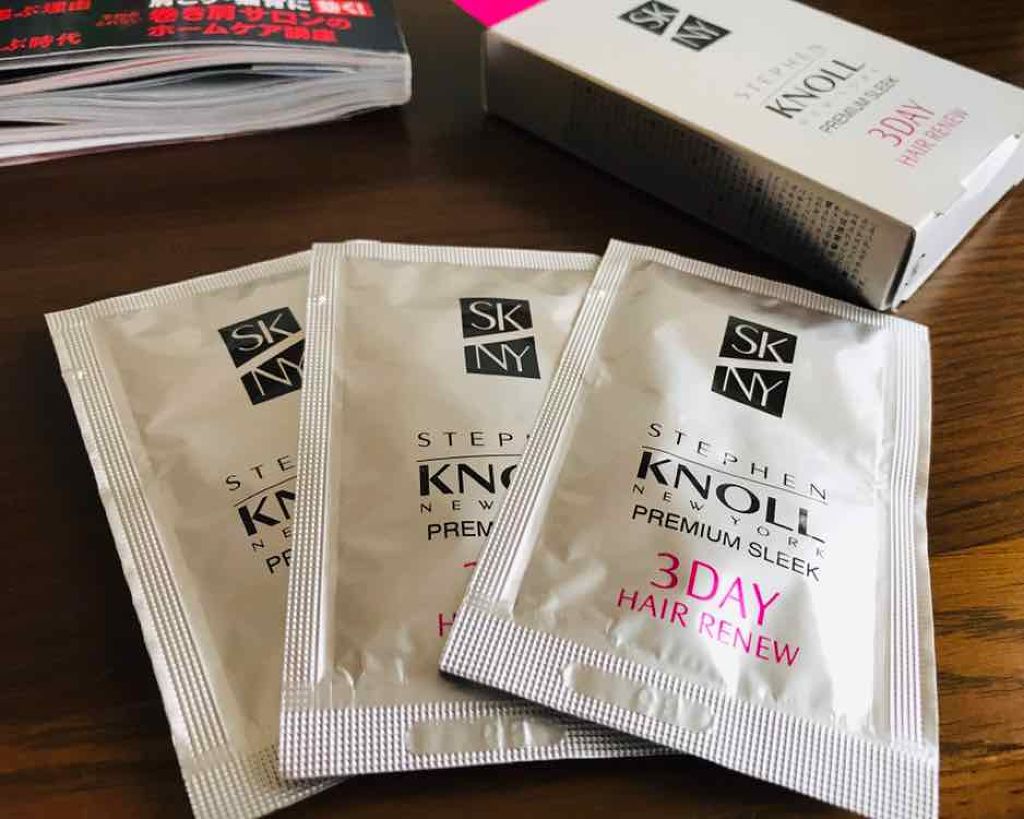プレミアムスリーク 3デイ ヘアリニュー/スティーブンノル ニューヨーク/洗い流すヘアトリートメントを使ったクチコミ(1枚目)
