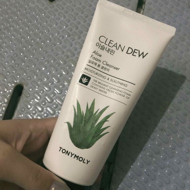 Clean Dew Aloe Foam Cleanser/TONYMOLY/洗顔フォームを使ったクチコミ（1枚目）