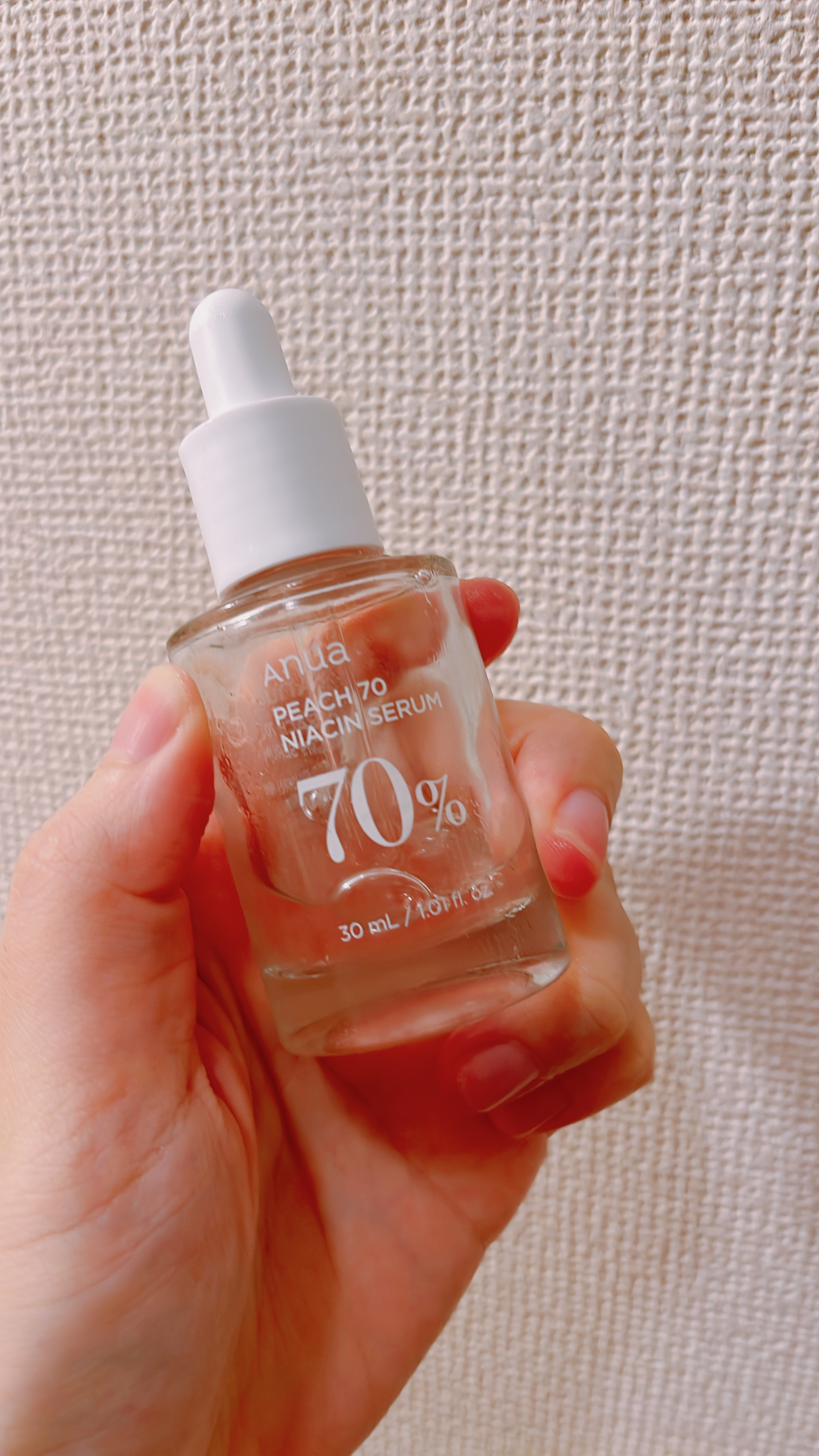 桃70%ナイアシンセラム/Anua/美容液を使ったクチコミ（1枚目）