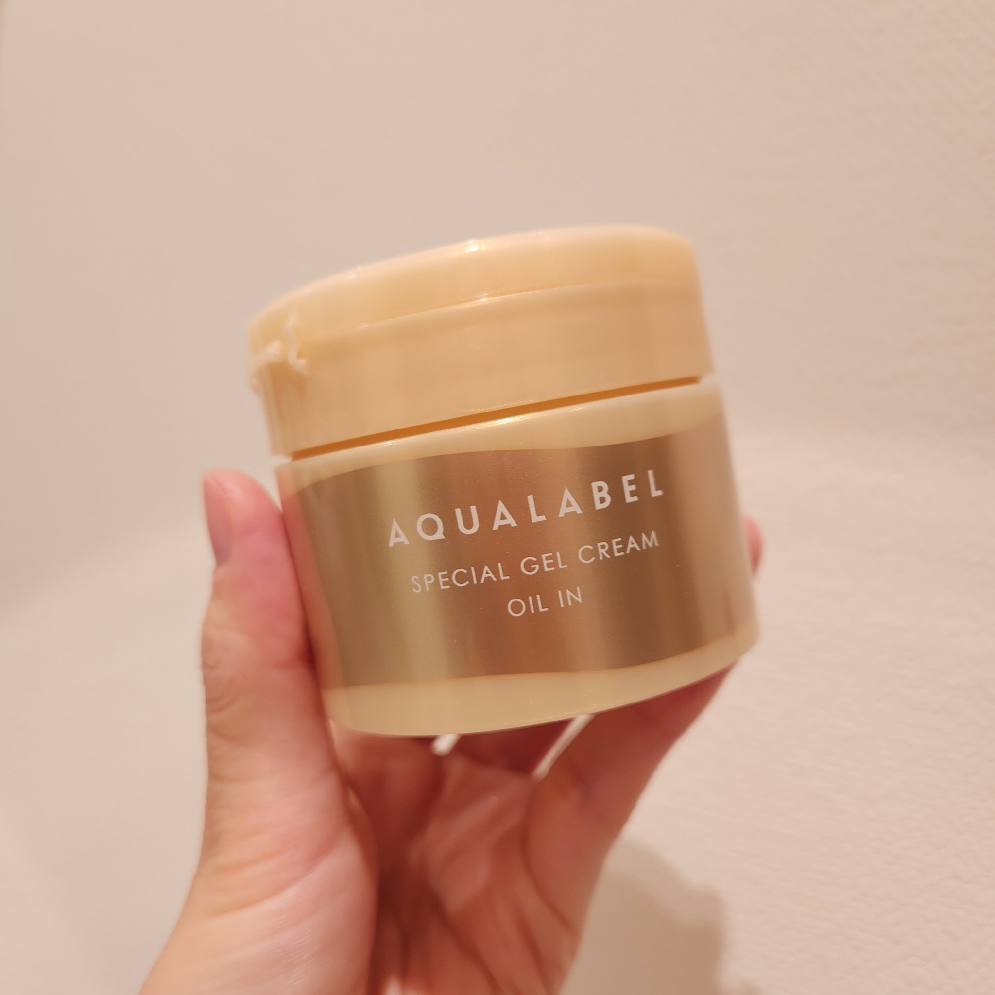 スペシャルジェルクリームA（オイルイン）/アクアレーベル/オールインワン化粧品を使ったクチコミ（1枚目）