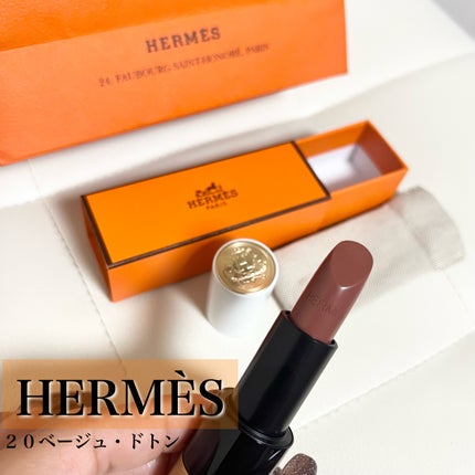 〈ルージュ・エルメス〉 ルージュ ア レーヴル サティネ/エルメス/口紅を使ったクチコミ(1枚目)