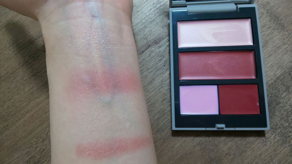 グローフリーダムパレットライジング/THREE/クリームハイライトを使ったクチコミ(5枚目)