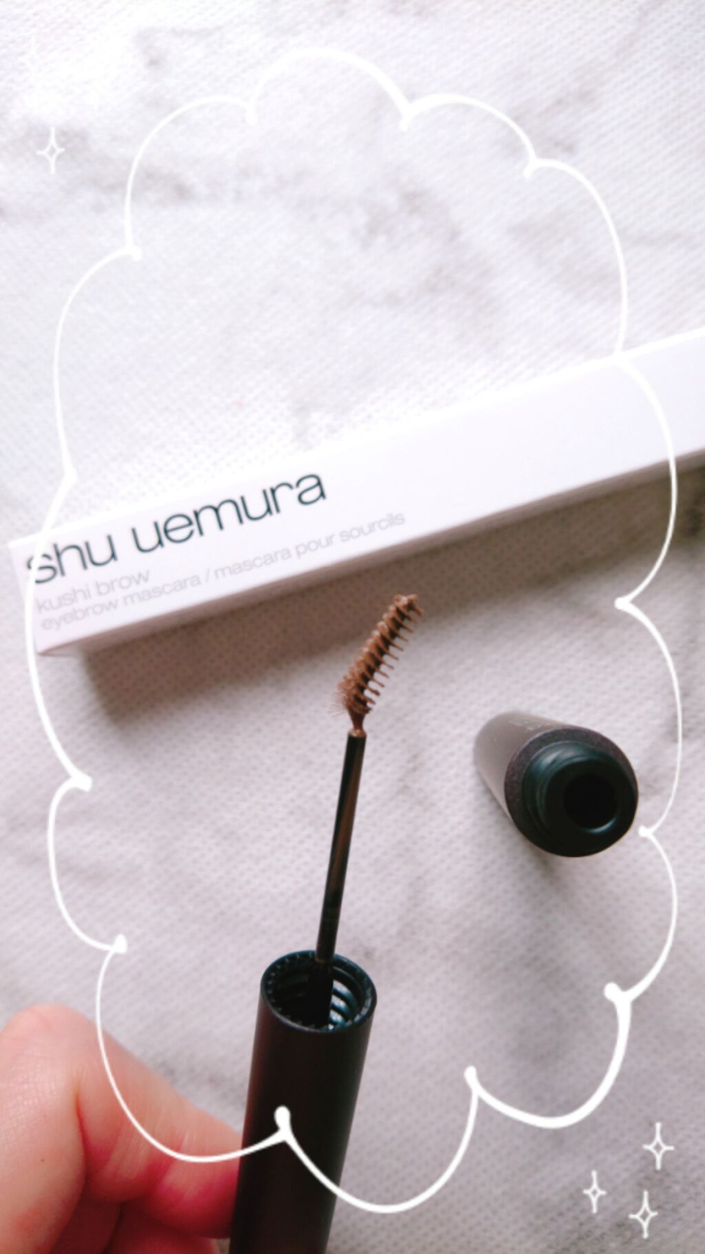 クシ ブロー/shu uemura/眉マスカラを使ったクチコミ(2枚目)