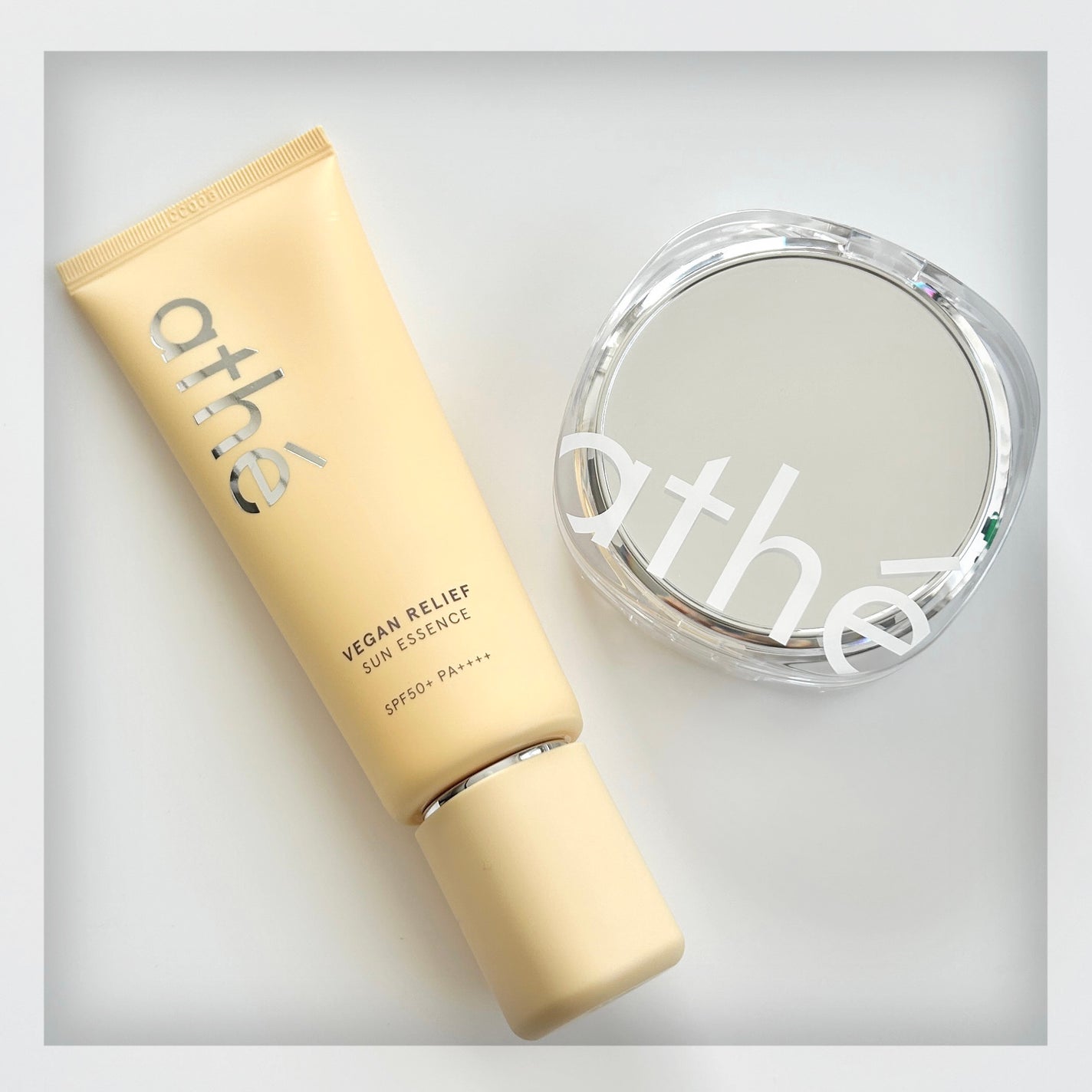 ヴィーガン リリーフ サン エッセンス /athé/日焼け止めクリームを使ったクチコミ(1枚目)