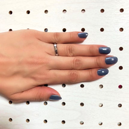 gene TOKYO ネイル グレージュブルー/DAISO/マニキュアの画像