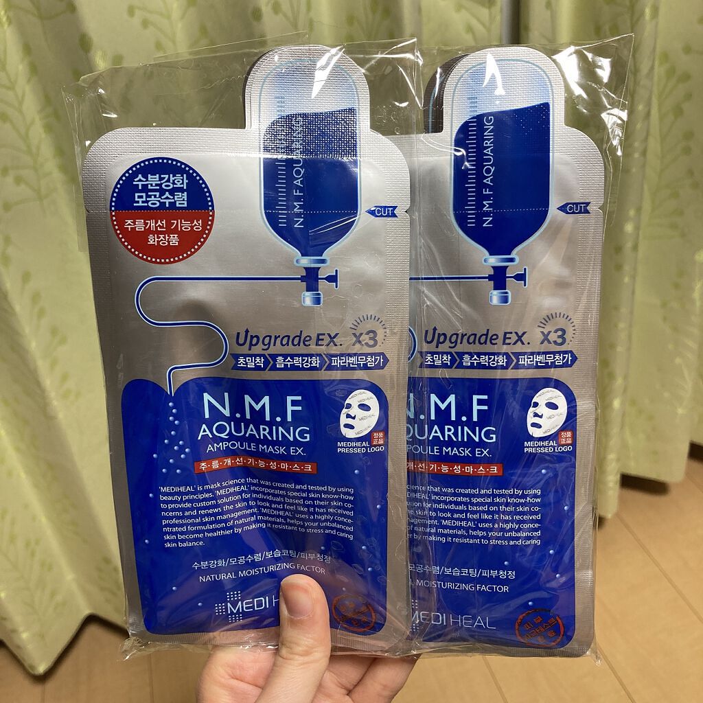 N.M.FアクアアンプルマスクJEX/MEDIHEAL/シートマスク・パックを使ったクチコミ（3枚目）